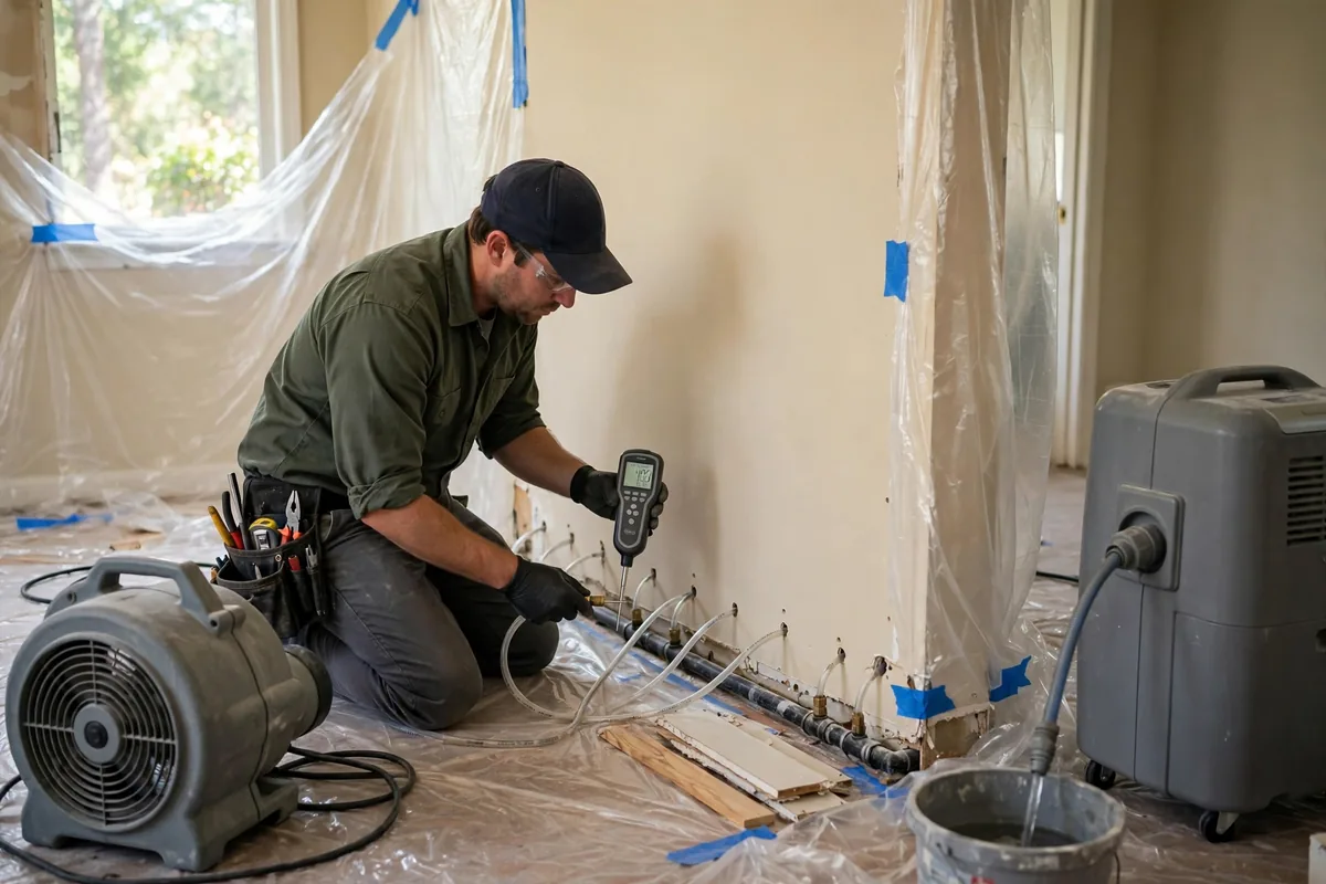 Drying Wet Wall Cavity — a guide for Alabama homeowners after storm and flood water damage