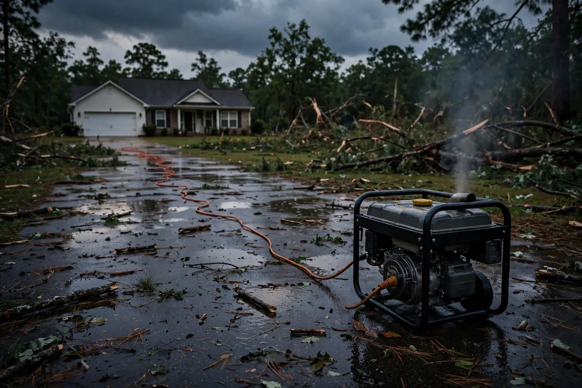 Generator Safety After Storm — a guide for Alabama homeowners after storm and flood water damage