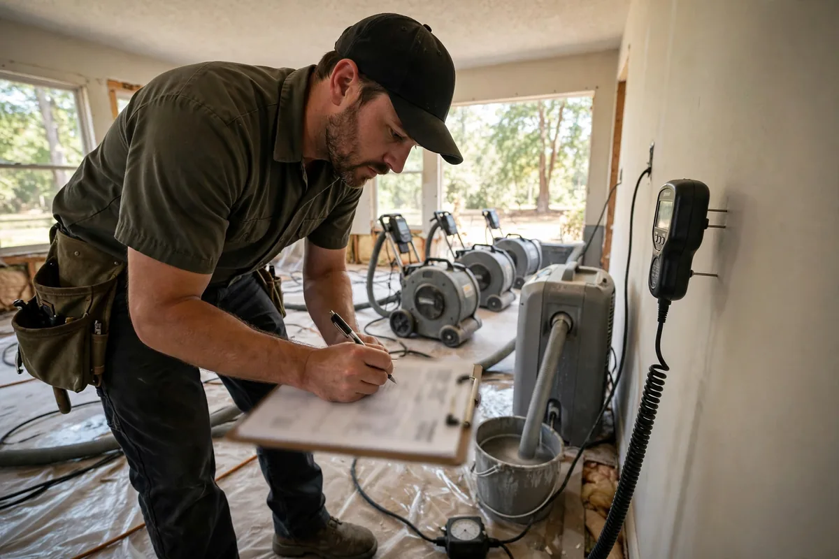Drying Log Water Damage — a guide for Alabama homeowners after storm and flood water damage